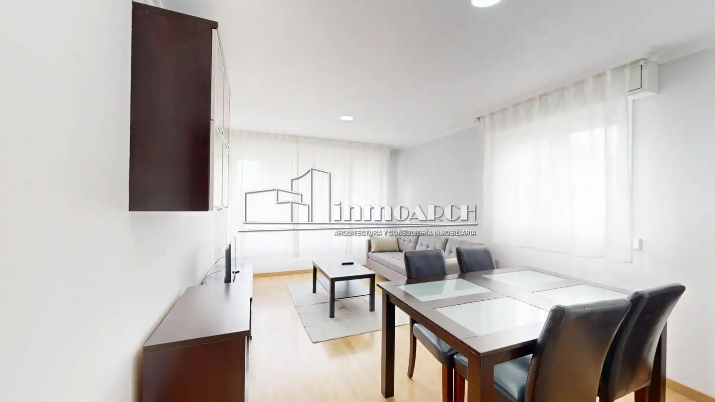 Sala de estar de Piso de alquiler en A Coruña Capital  con Amueblado