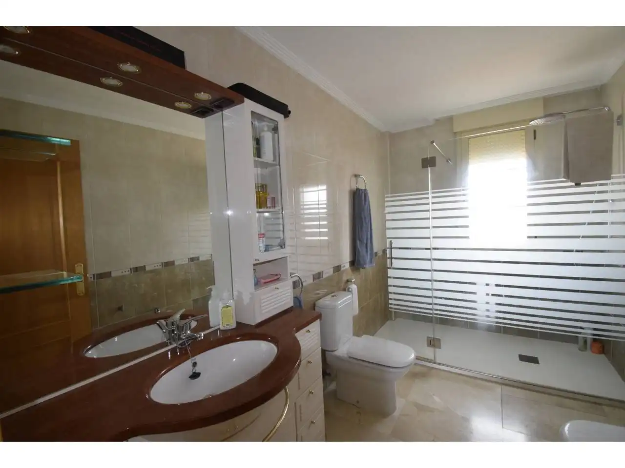 Bany de Casa o xalet en venda en León Capital  amb Calefacció, Parquet i Terrassa