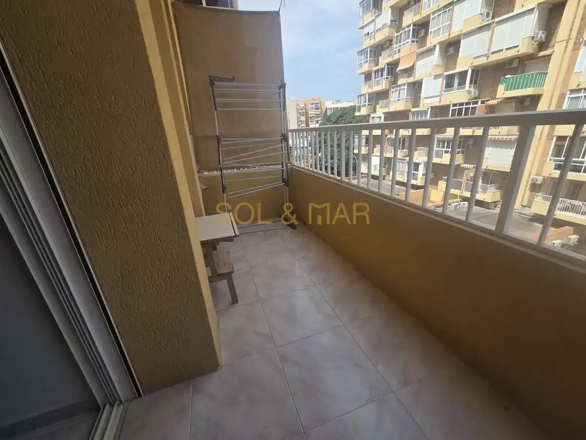 Terrasse von Wohnungen zur Miete in Benalmádena mit Klimaanlage und Terrasse