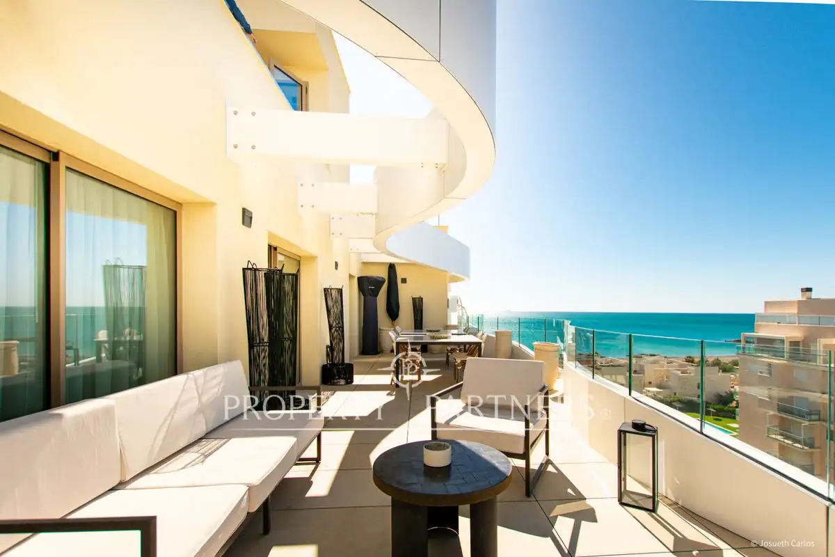 Terraza de Dúplex en venta en El Puig de Santa Maria con Aire acondicionado, Calefacción y Jardín privado