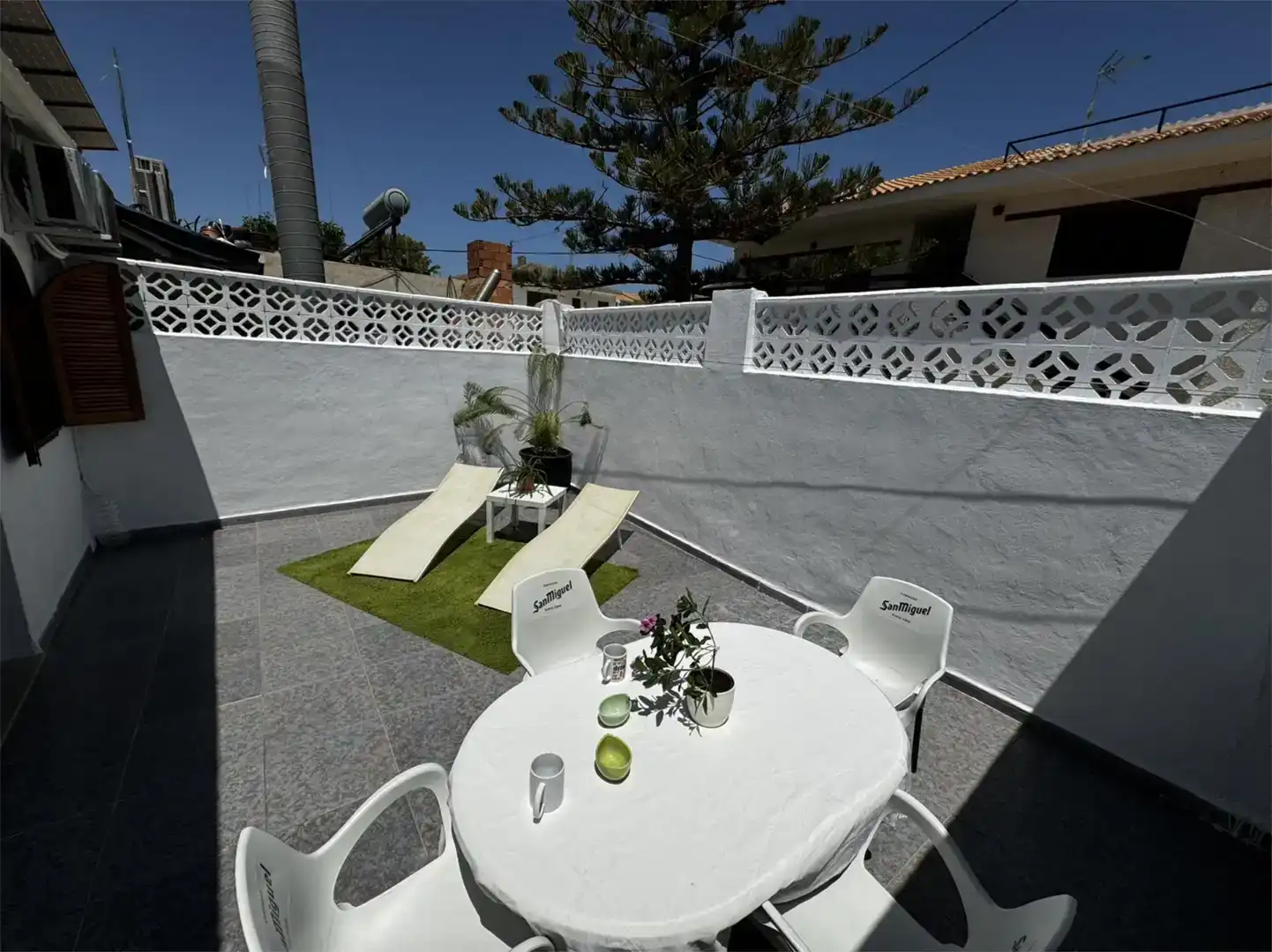 Terrassa de Casa o xalet de lloguer en Cartagena amb Aire condicionat, Jardí privat i Moblat