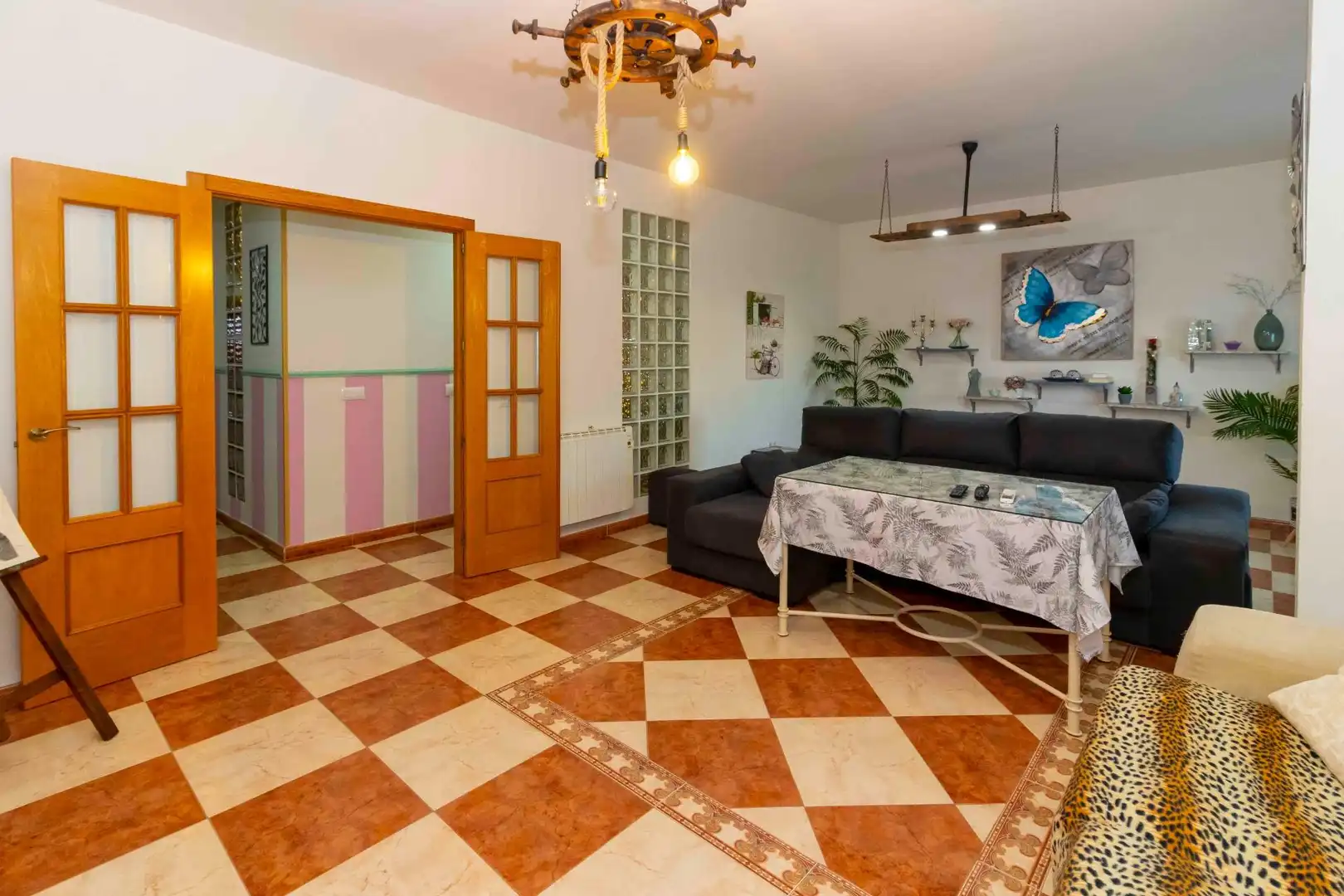 Sala de estar de Casa o chalet en venta en Badajoz con Terraza