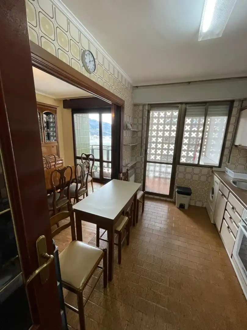 Dining room of Flat for sale in Barakaldo   with Heating, Parquet flooring and Terrace