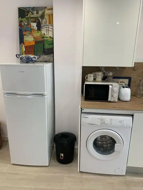 Kitchen of Flat for rent in Granada  with Air Conditioner, Parquet flooring and Furnished