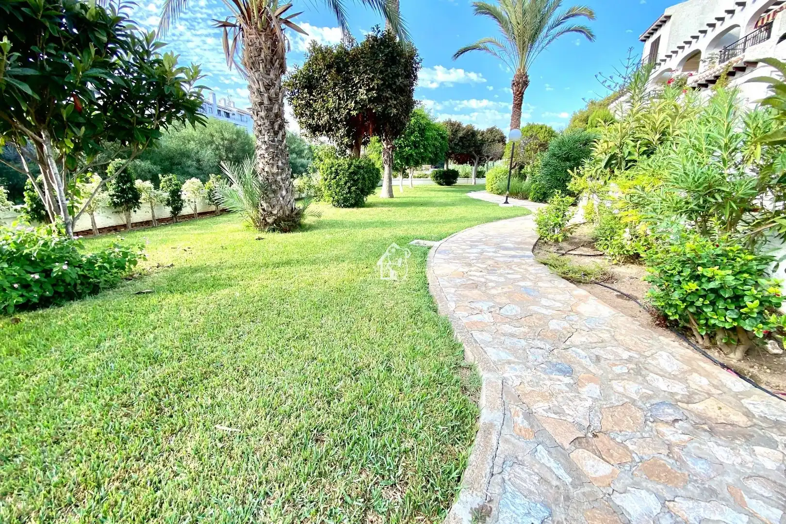 Garden of Flat for rent in Orihuela  with Air Conditioner, Terrace and Swimming Pool