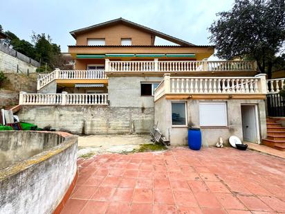 Exterior view of House or chalet for sale in Viladecavalls  with Heating, Private garden and Terrace