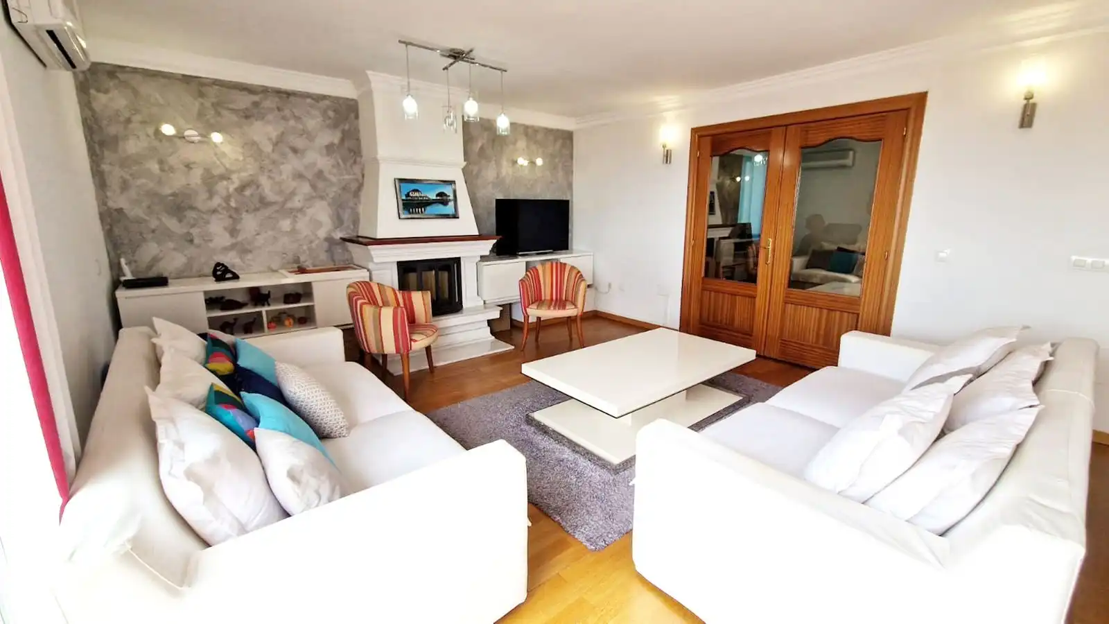 Sala d'estar de Àtic en venda en Mijas amb Aire condicionat, Calefacció i Parquet