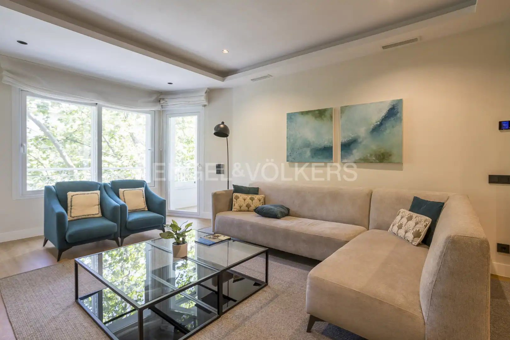 Sala de estar de Piso en venta en Madrid con Aire acondicionado, Calefacción y Parquet