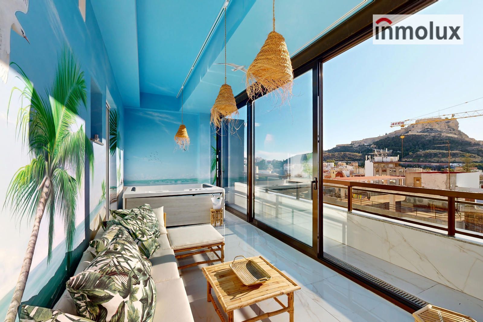 Terraza de Ático en venta en Alicante / Alacant con Aire acondicionado, Calefacción y Terraza