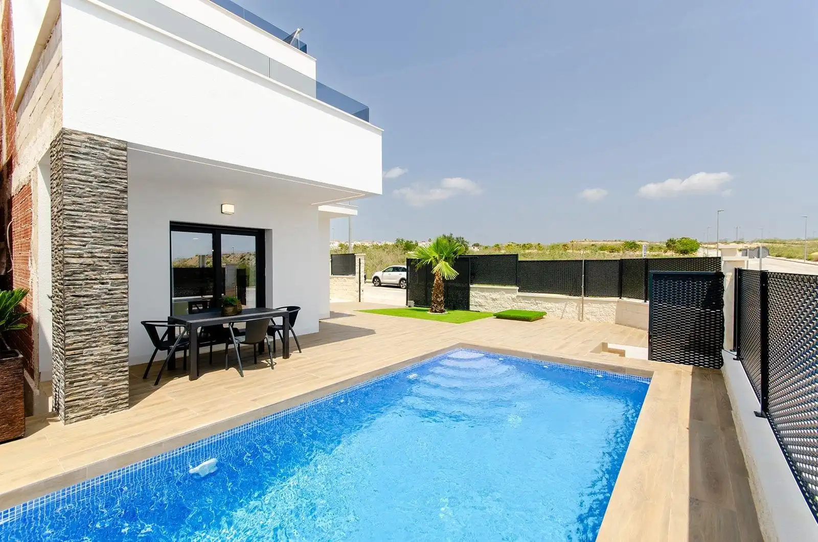 Terrassa de Casa o xalet en venda en Orihuela amb Aire condicionat, Jardí privat i Terrassa