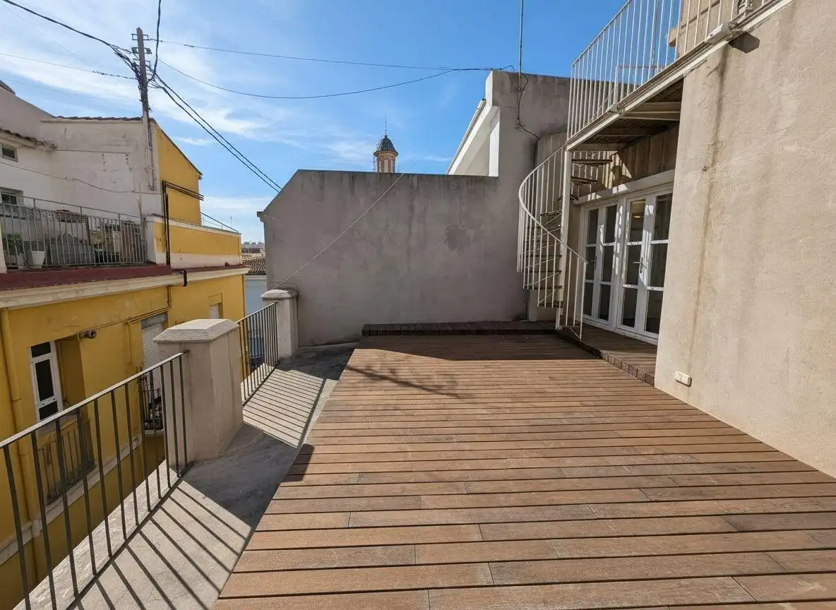 Terrasse von Wohnung zum Verkauf in Valencia mit Heizung, Terrasse und Abstellraum