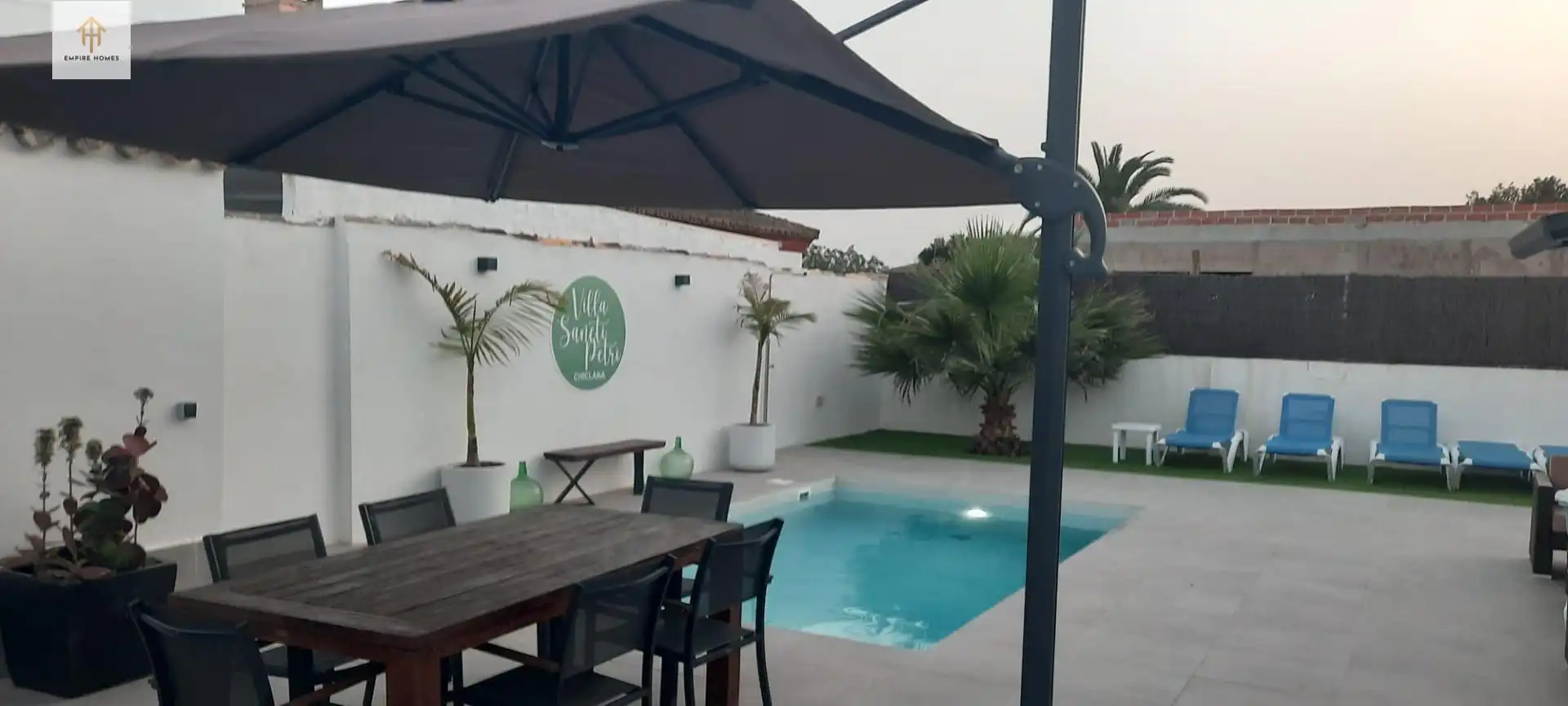 Piscina de Casa o chalet de alquiler en Chiclana de la Frontera con Aire acondicionado, Trastero y Piscina