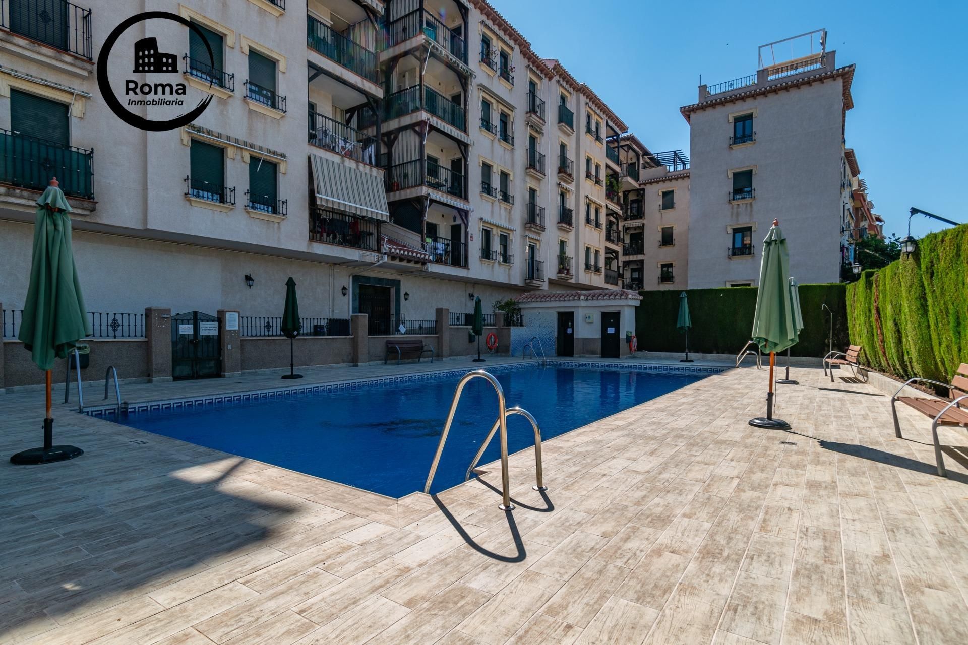 Swimming pool of Flat for sale in Ogíjares  with Heating and Storage room