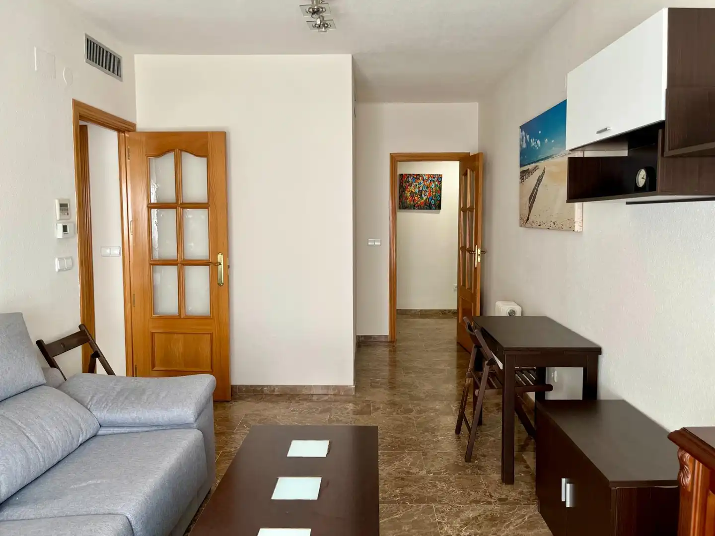 Sala d'estar de Pis de lloguer en Granada amb Aire condicionat, Calefacció i Moblat