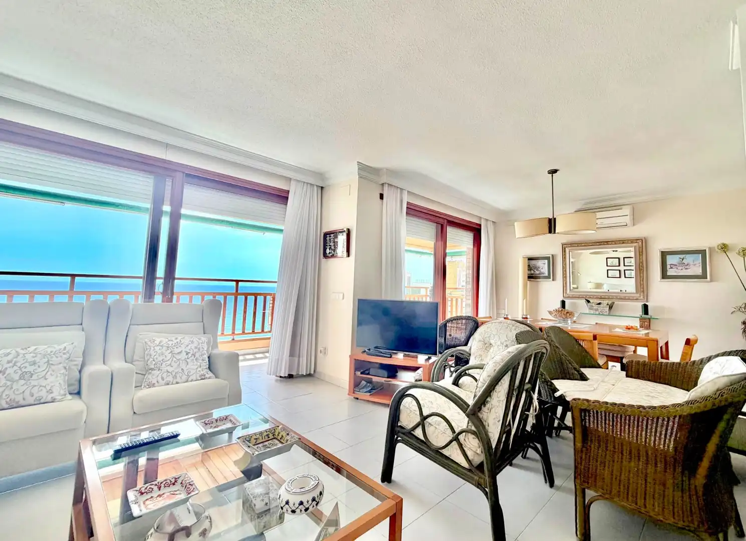 Sala de estar de Apartamento en venta en Orihuela con Aire acondicionado, Amueblado y Microondas