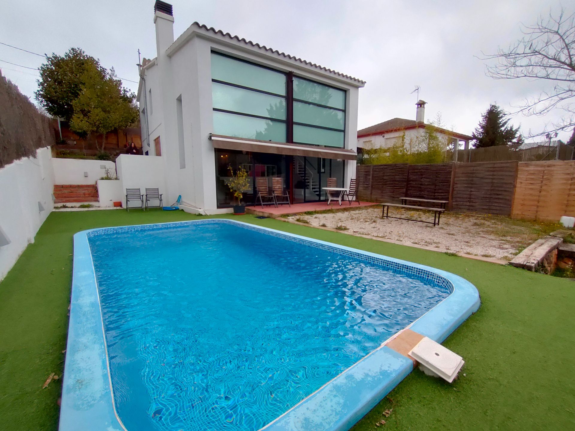 Swimming pool of House or chalet for sale in Llagostera  with Air Conditioner, Heating and Private garden