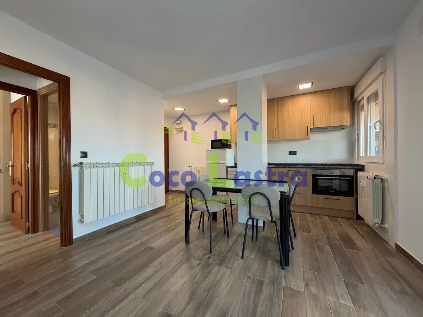 Kitchen of Attic for rent in Salamanca  with Heating, Terrace and Furnished