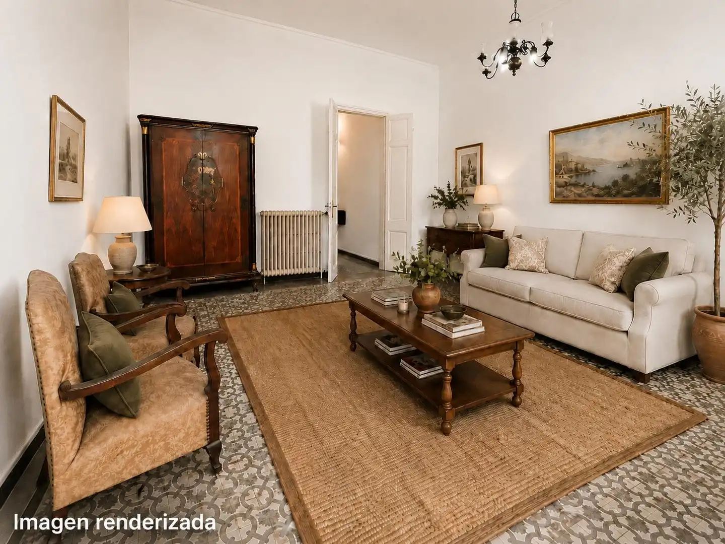 Wohnzimmer von Haus oder Chalet zum Verkauf in Mataró mit Terrasse