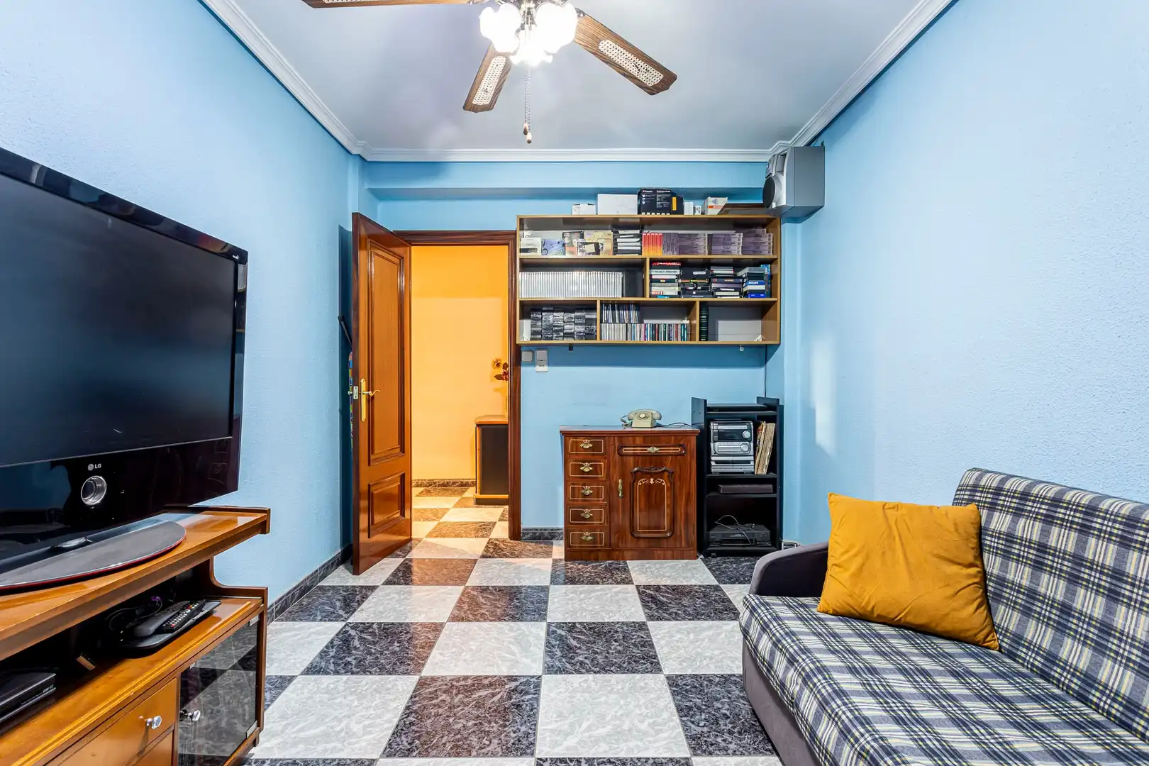 Sala de estar de Piso en venta en Valencia con Aire acondicionado, Calefacción y Balcón