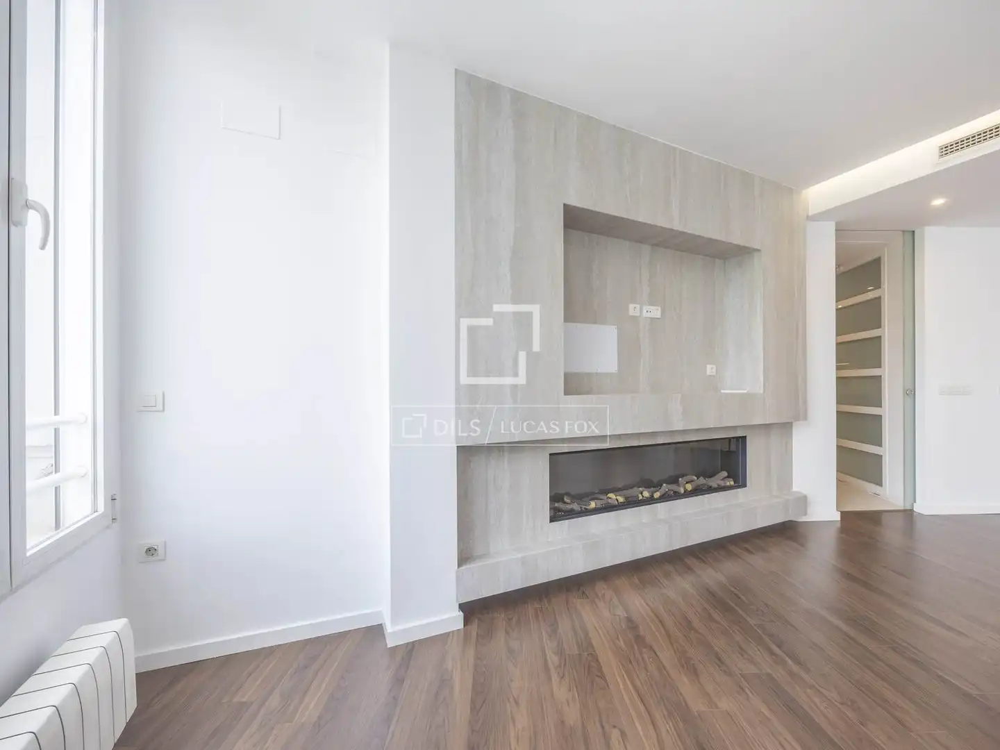 Living room of Flat for rent in Valencia  with Air Conditioner, Heating and Parquet flooring