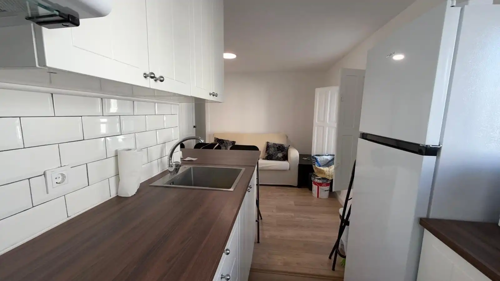 Kitchen of Flat for rent in Ourense Capital   with Heating and Furnished
