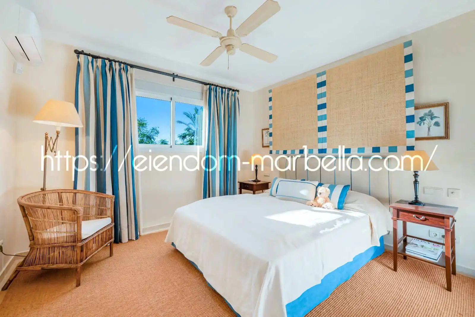 Schlafzimmer von Haus oder Chalet zum Verkauf in Marbella mit Klimaanlage, Heizung und Privatgarten