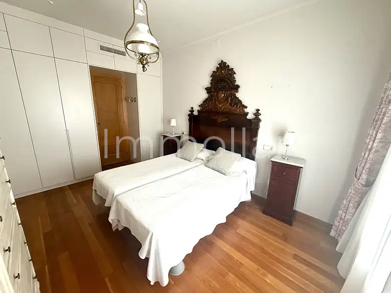Bedroom of Attic for rent in Barcelona  with Air Conditioner, Heating and Parquet flooring