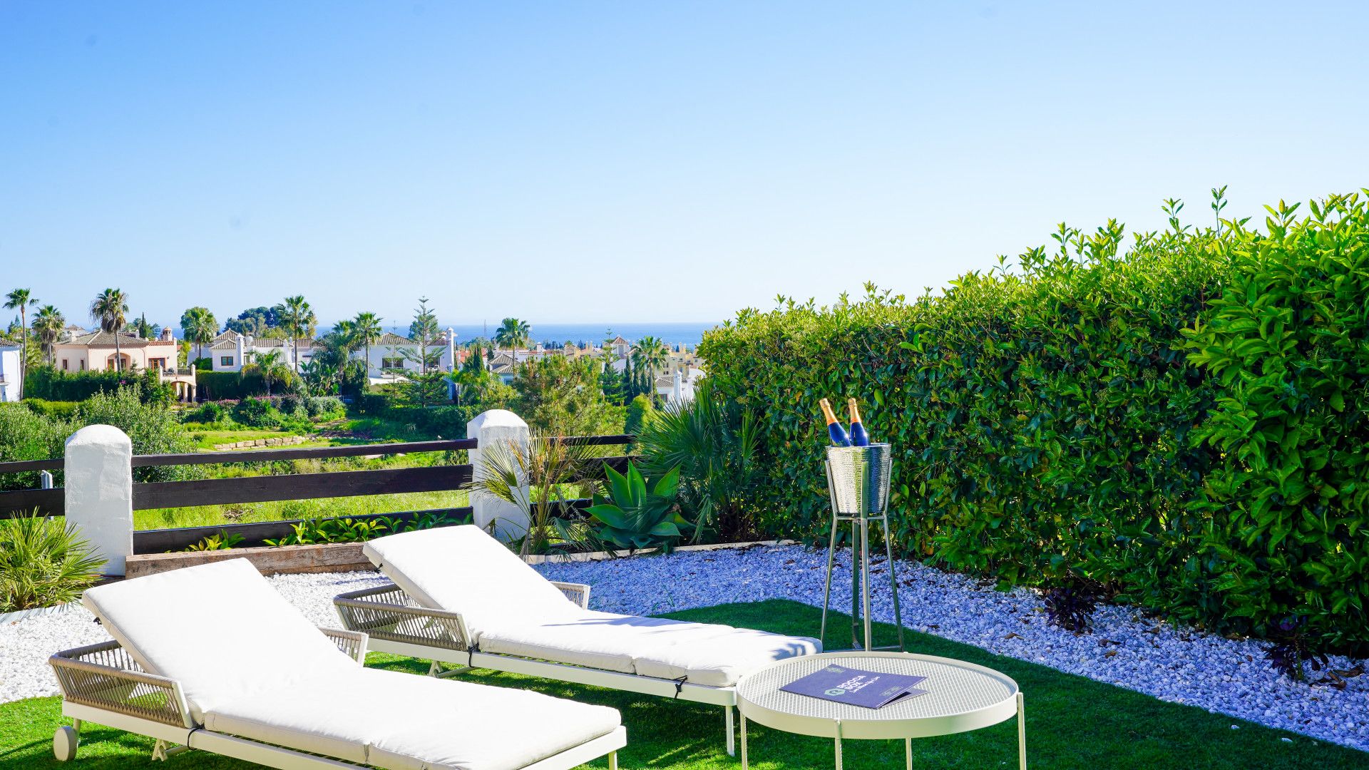 Terrace of Planta baja to rent in Estepona  with Air Conditioner, Heating and Private garden