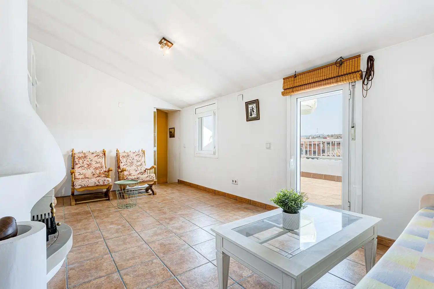 Sala de estar de Dúplex en venta en Vilanova del Camí con Aire acondicionado, Calefacción y Terraza