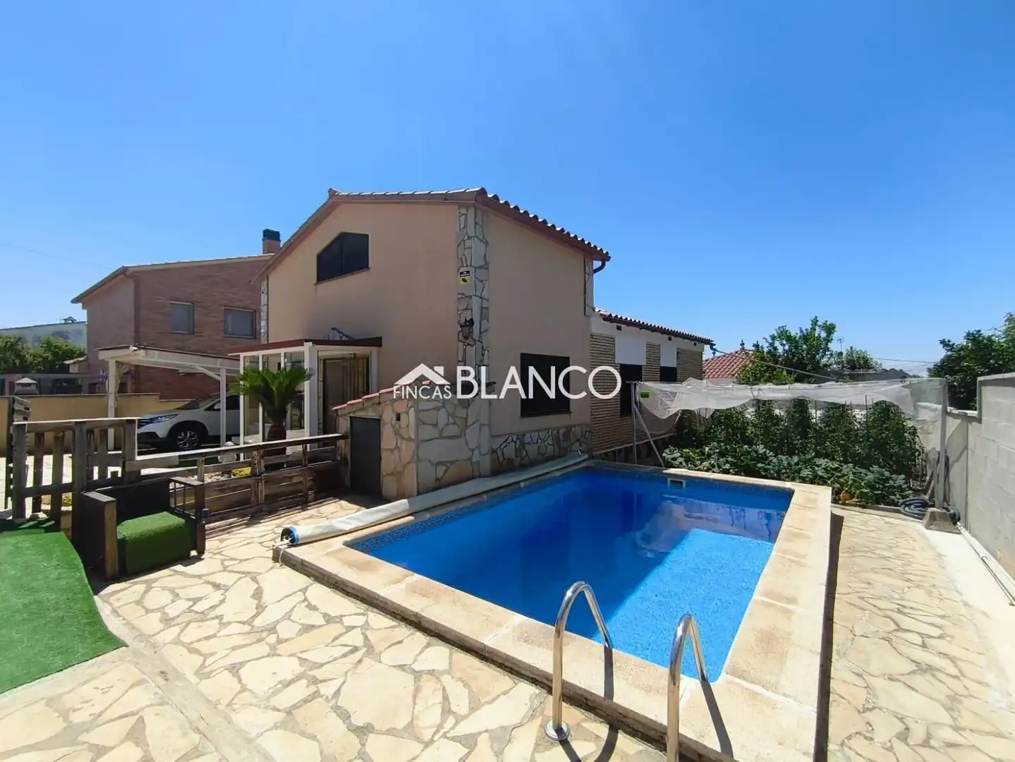 Exterior view of Houses for sale in Piera  with Heating and Swimming Pool