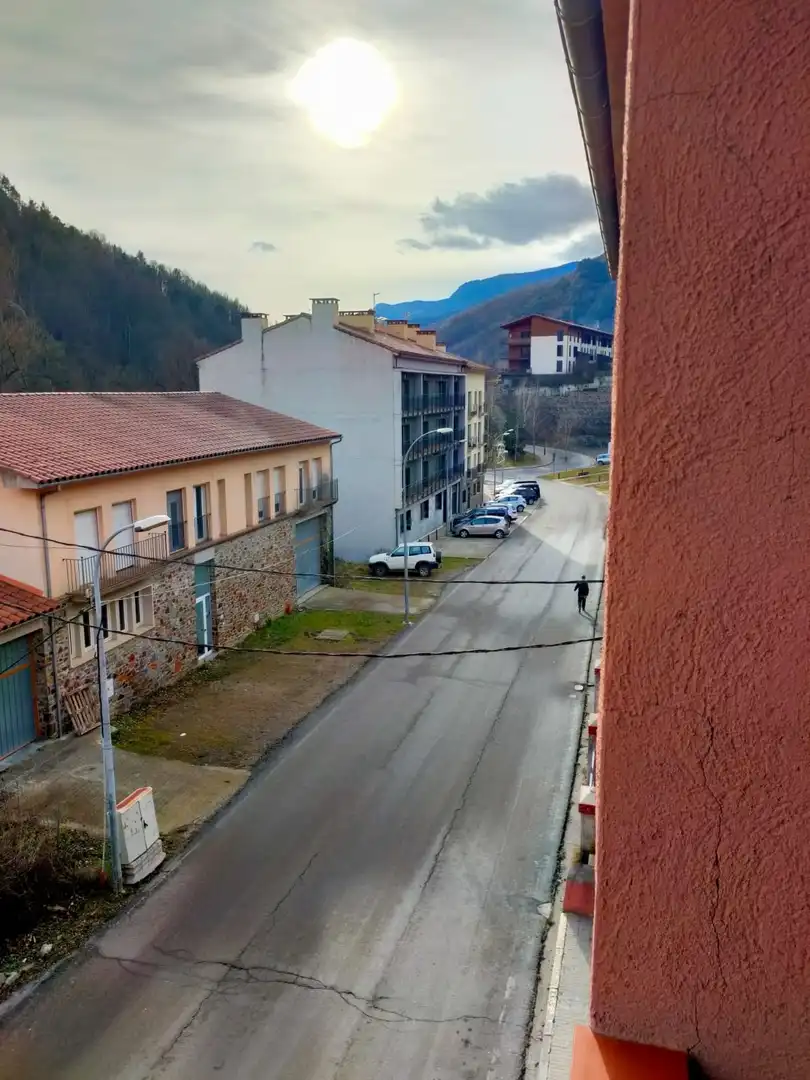 Exterior view of Flat for sale in Ribes de Freser  with Terrace, Furnished and Oven