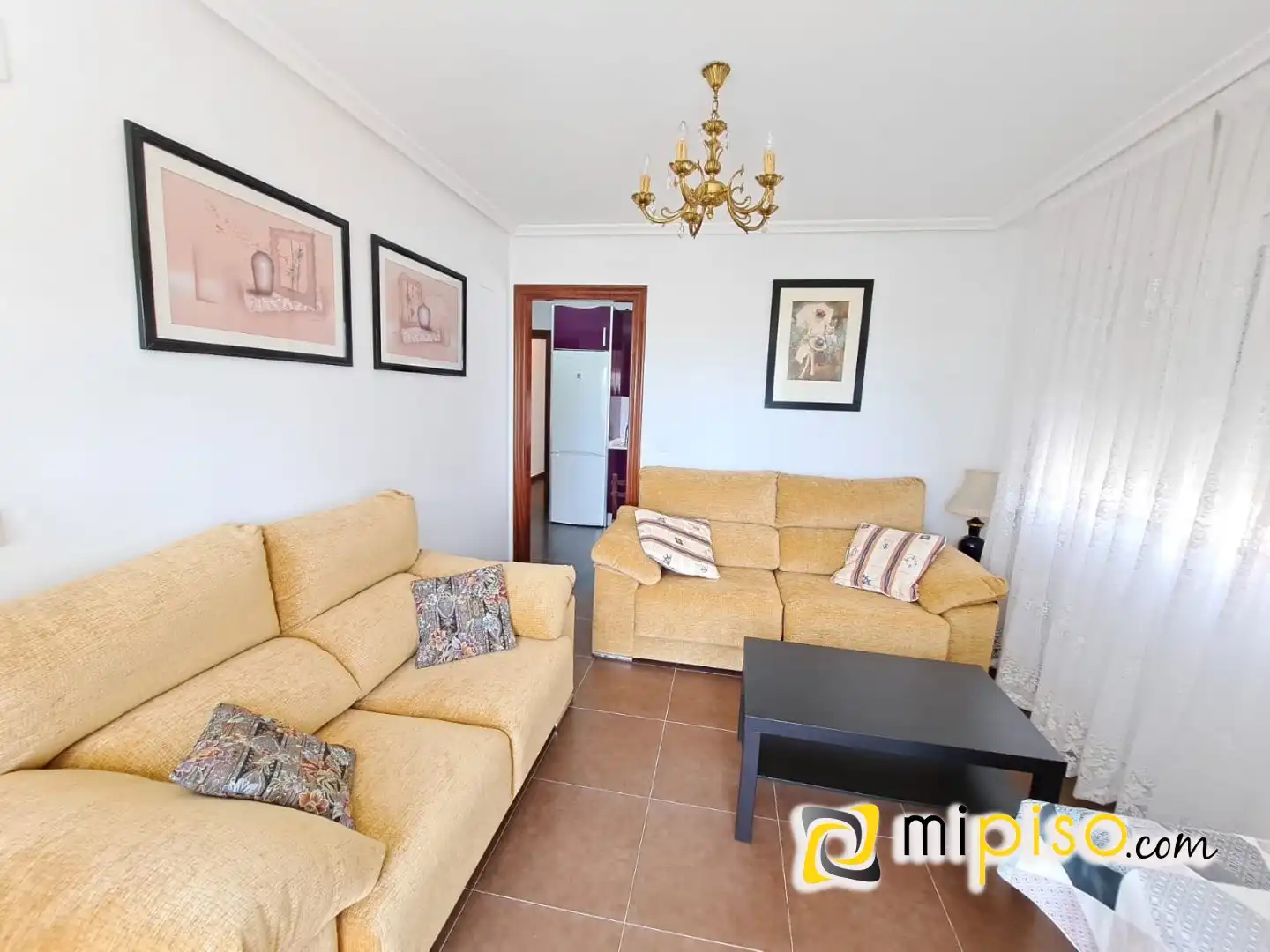 Living room of Flat for rent in Laredo  with Furnished