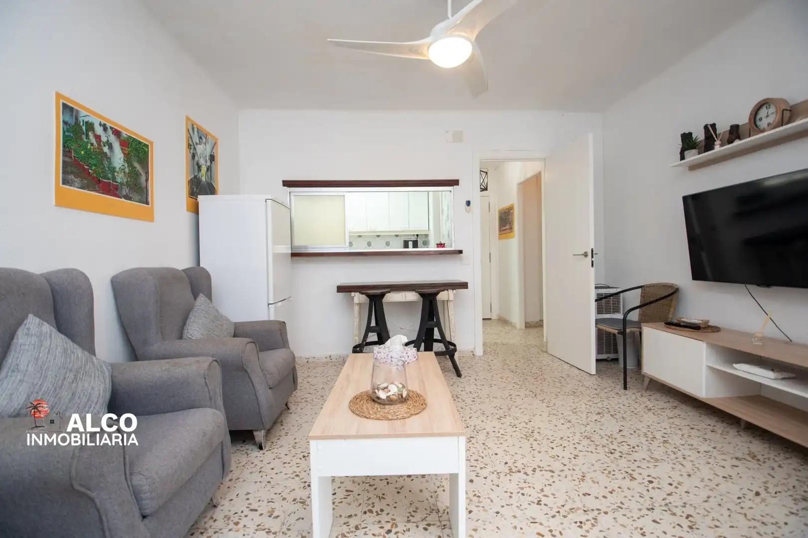 Sala d'estar de Pis en venda en Centro Internacional