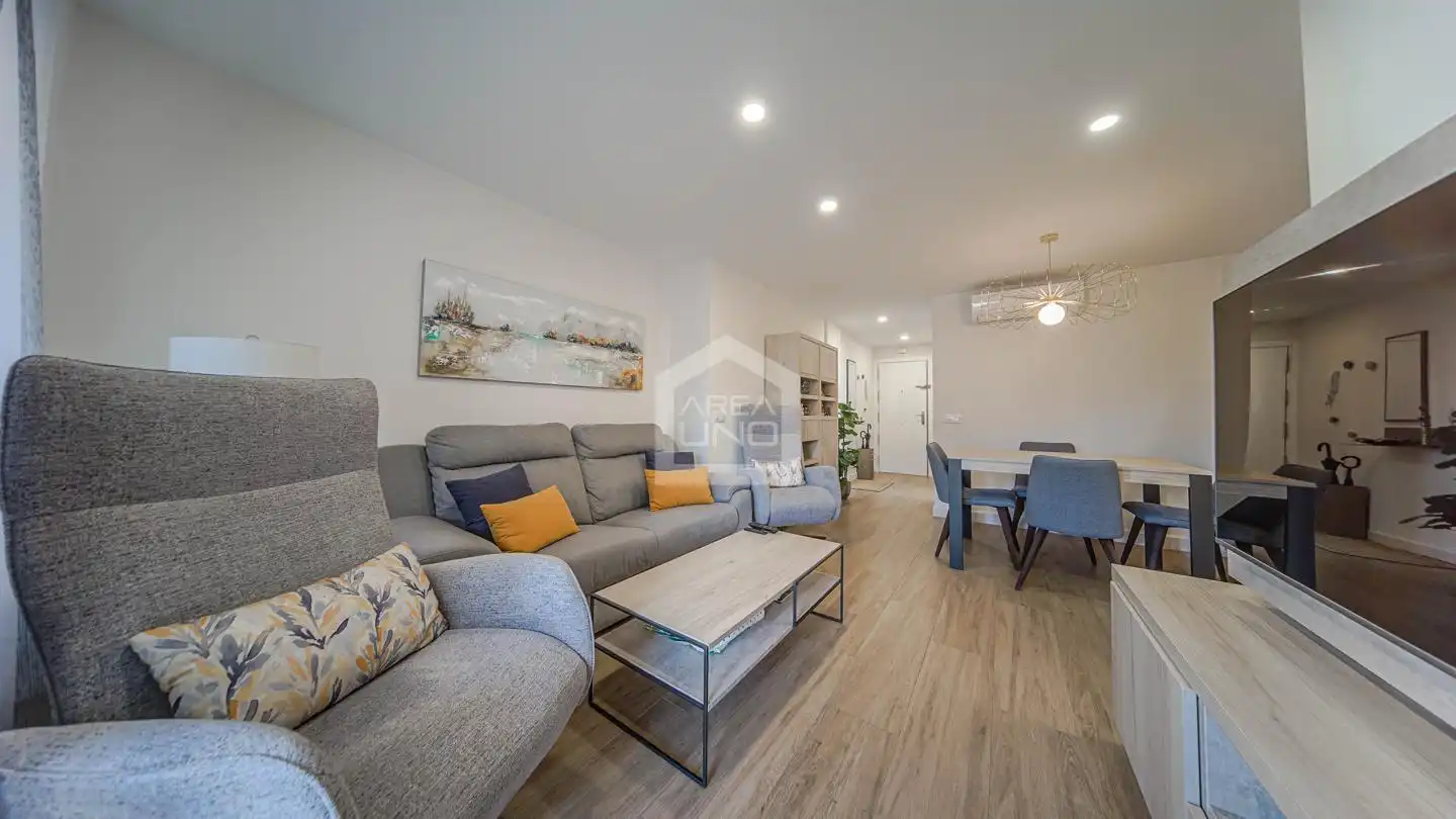 Sala de estar de Piso en venta en Alcorcón con Aire acondicionado, Calefacción y Terraza