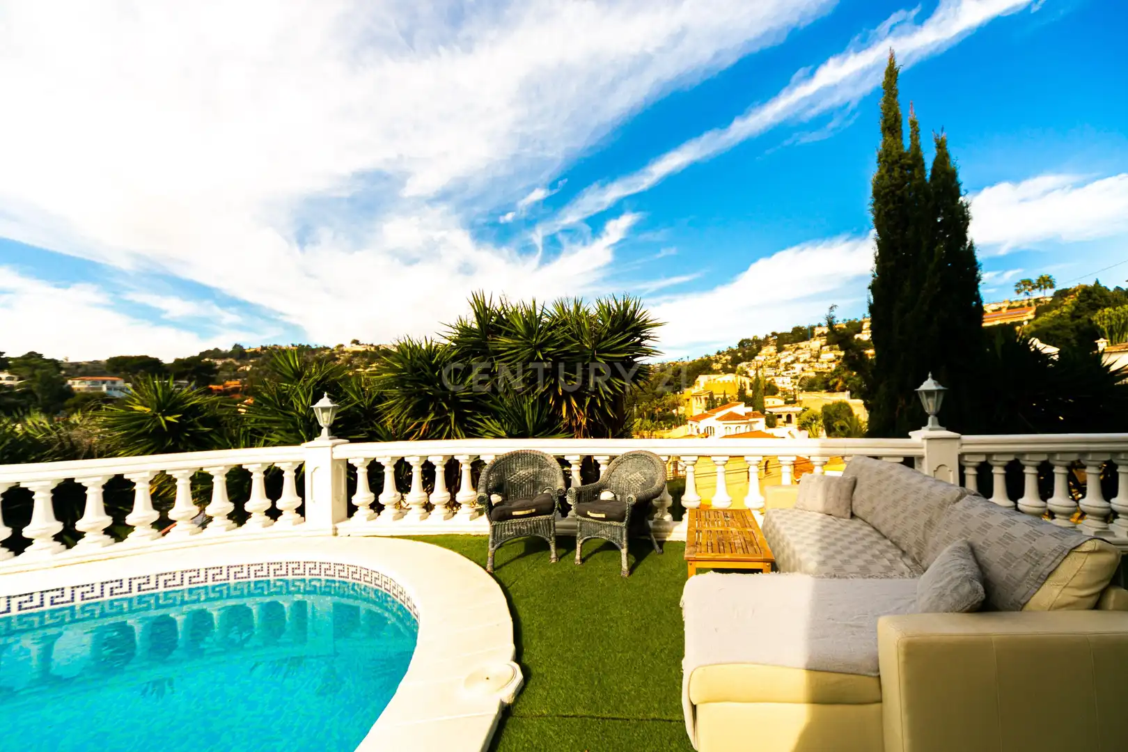 Vista exterior de Apartamento de alquiler en Benissa con Aire acondicionado, Trastero y Piscina
