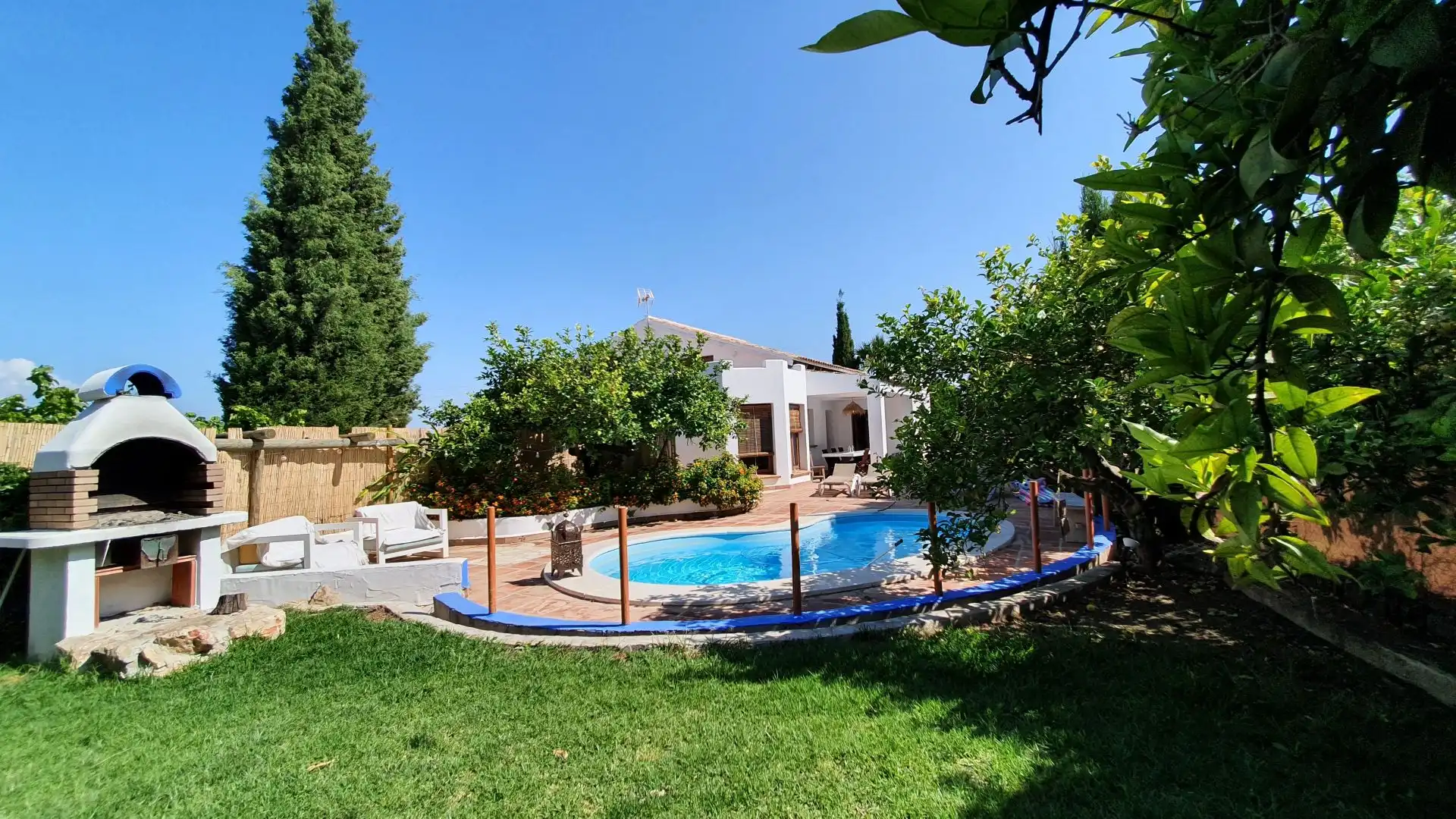 Jardín de Finca rústica en venta en Alhaurín El Grande con Piscina