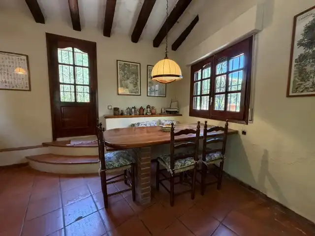 Menjador de Casa o xalet en venda en Riudoms amb Calefacció i Terrassa