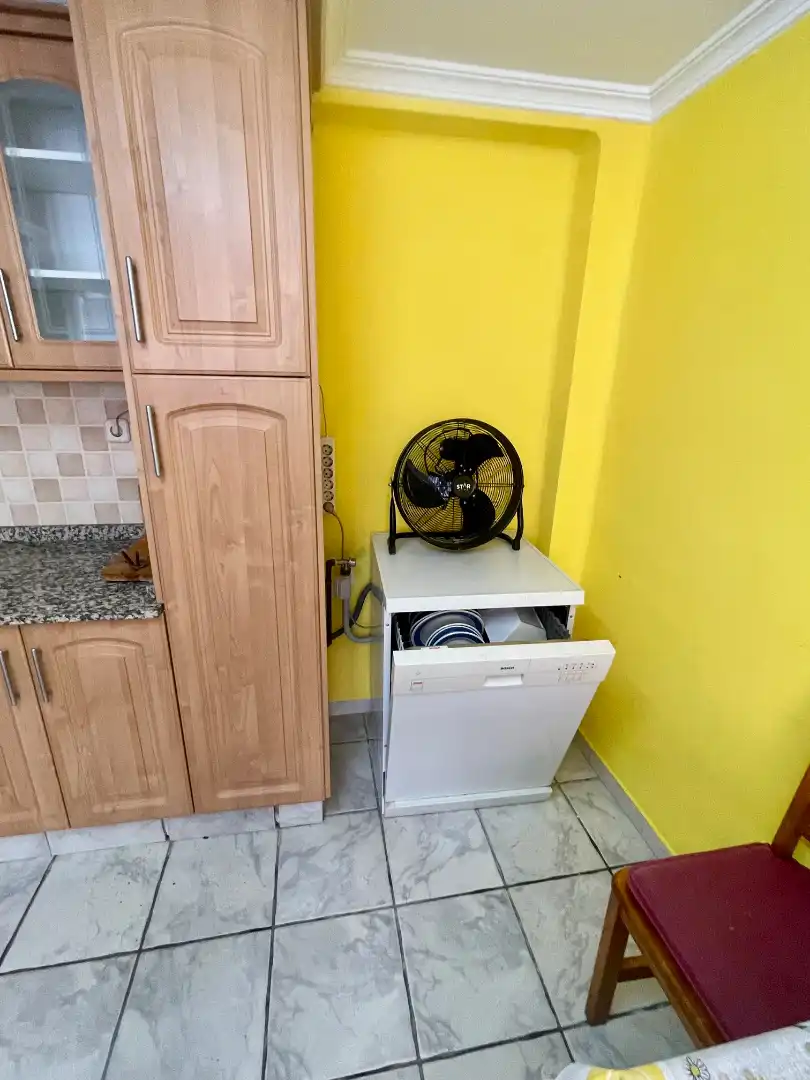 Cuina de Apartament de lloguer en Sagunto / Sagunt amb Aire condicionat, Terrassa i Moblat