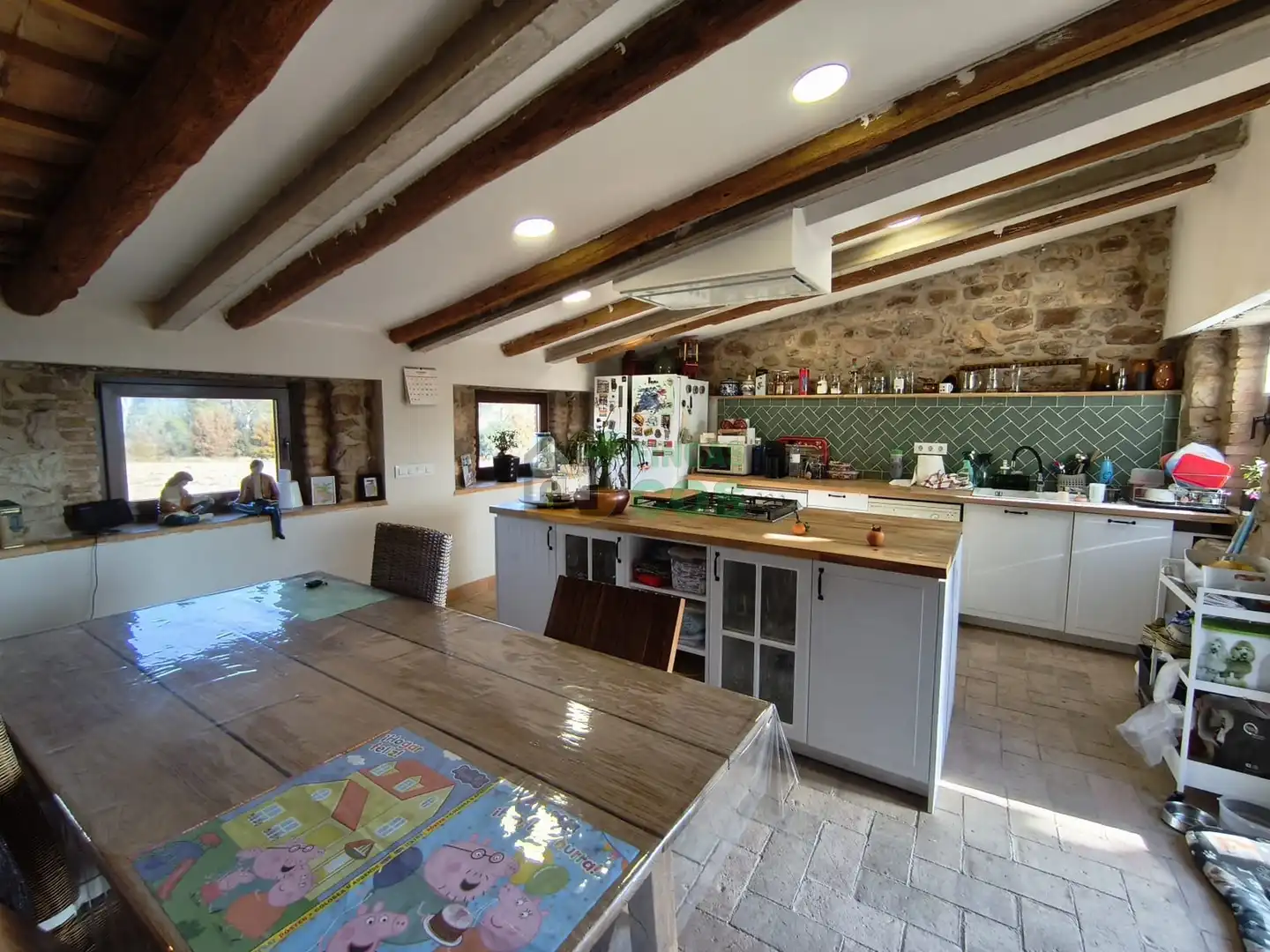 Cocina de Casa o chalet en venta en Òdena con Jardín privado, Terraza y Balcón