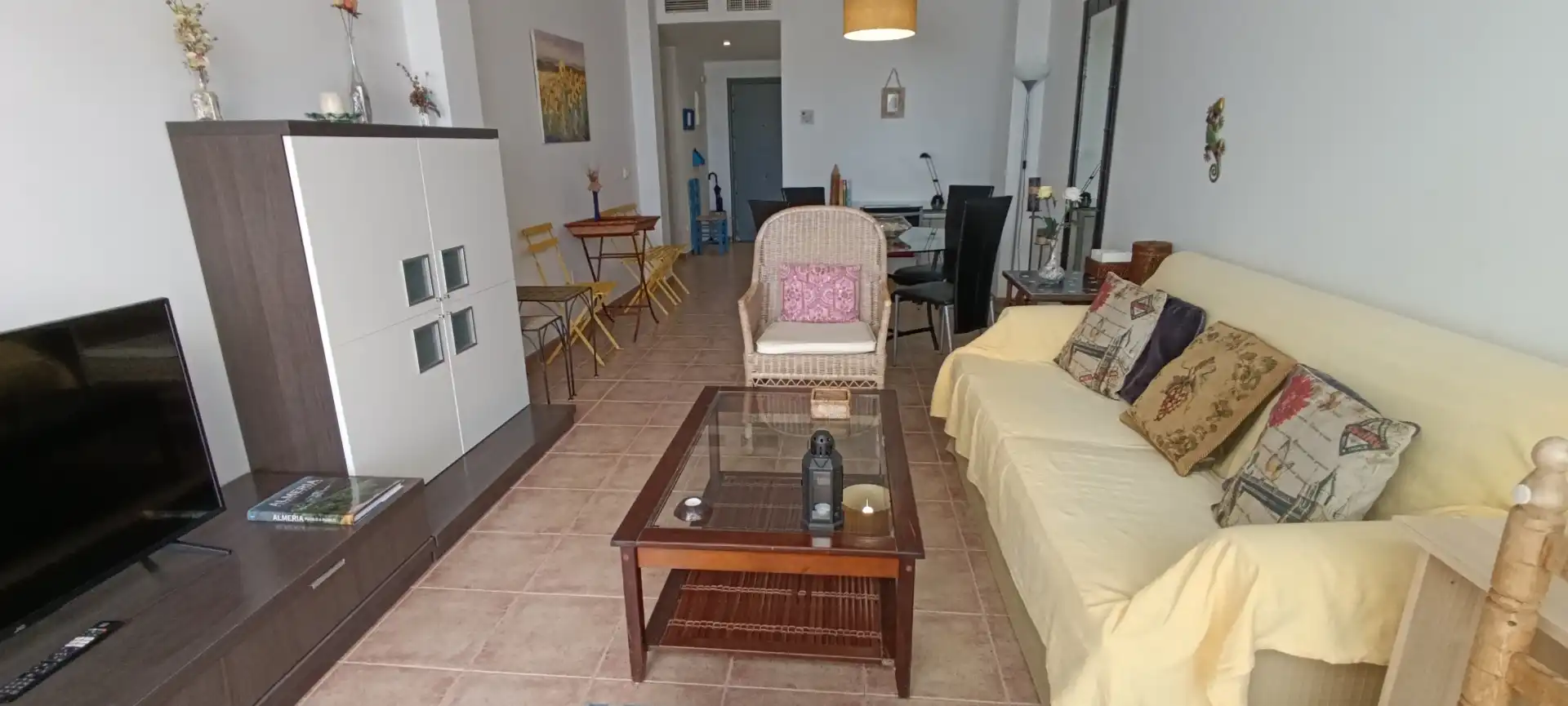 Wohnzimmer von Wohnungen zum Verkauf in Vera mit Klimaanlage, Heizung und Terrasse