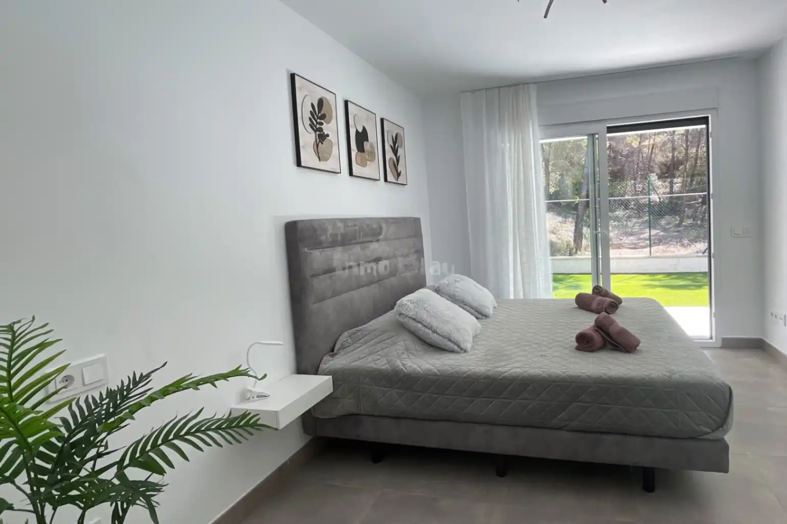 Schlafzimmer von Haus oder Chalet zum Verkauf in L'Alfàs del Pi mit Klimaanlage, Heizung und Privatgarten
