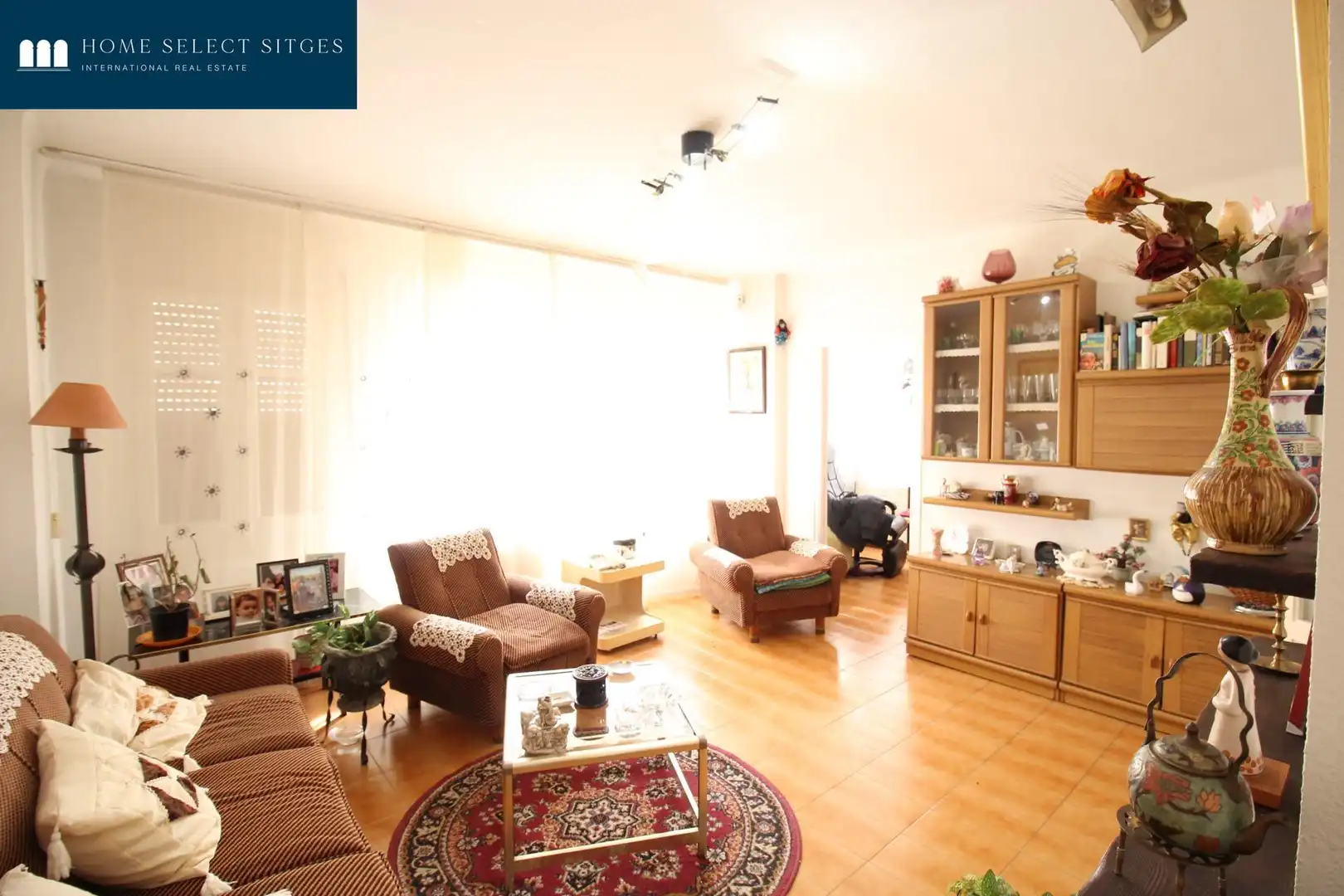 Sala de estar de Piso en venta en  Barcelona Capital con Balcón