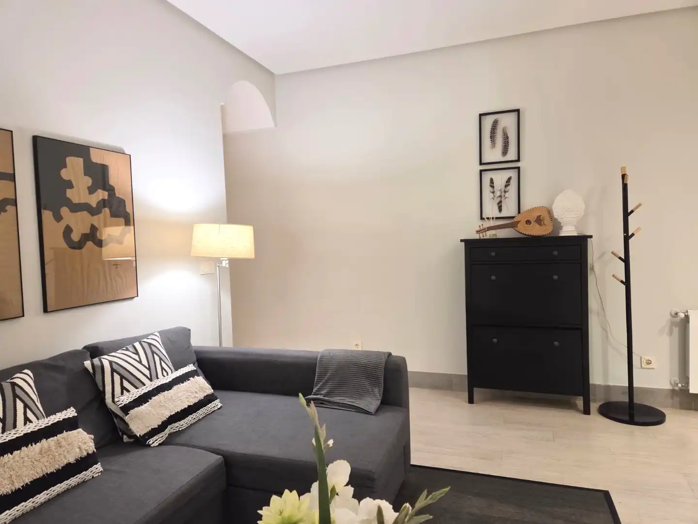 Living room of Apartments for sale in Bilbao   with Heating, Furnished and Washing machine