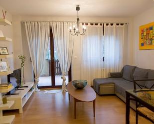 Wohnzimmer von Wohnung zum verkauf in Rionansa mit Heizung, Privatgarten und Parkett