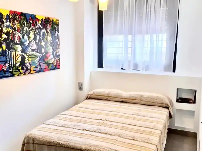 Schlafzimmer von Wohnungen zur Miete in Torremolinos mit Klimaanlage und Schwimmbad