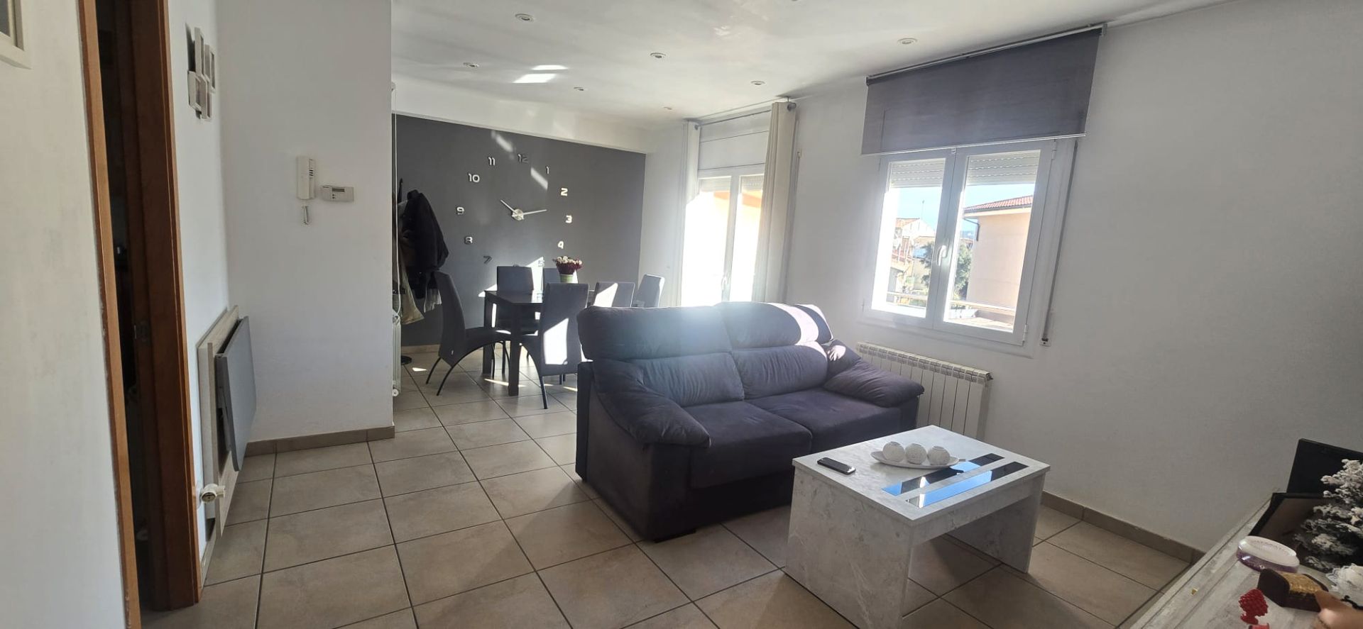 Sala d'estar de Dúplex en venda en Santa Eugènia de Berga amb Calefacció, Parquet i Traster