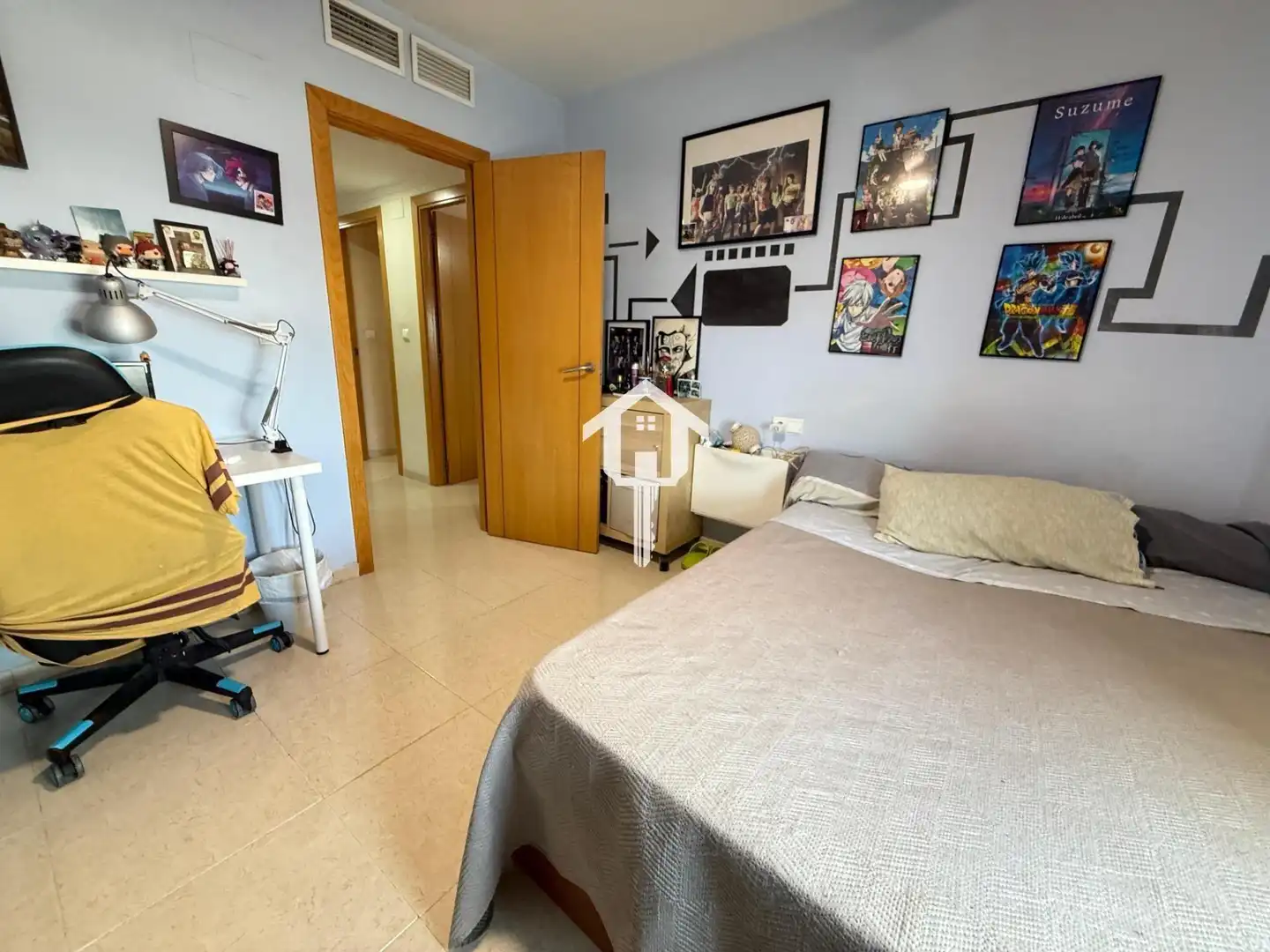 Bedroom of Flat for sale in San Vicente del Raspeig / Sant Vicent del Raspeig  with Air Conditioner, Private garden and Furnished