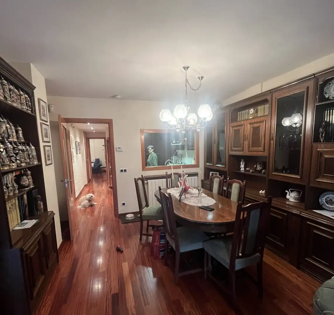 Dining room of Flat for sale in Camprodon  with Heating, Parquet flooring and Furnished