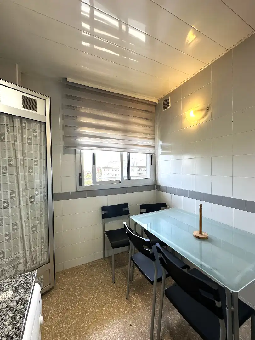Kitchen of Flat for sale in Badalona  with Air Conditioner, Heating and Parquet flooring