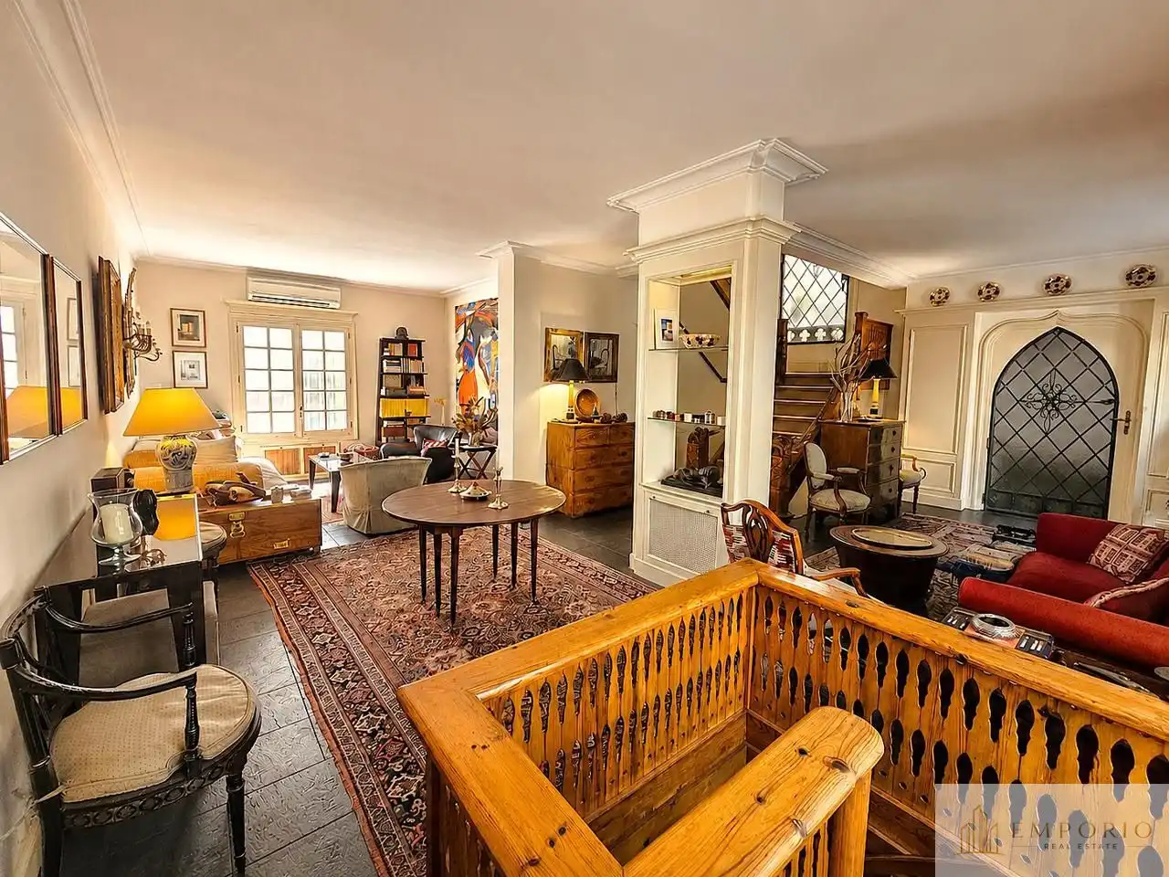Sala d'estar de Casa adosada en venda en Madrid amb Aire condicionat, Calefacció i Terrassa